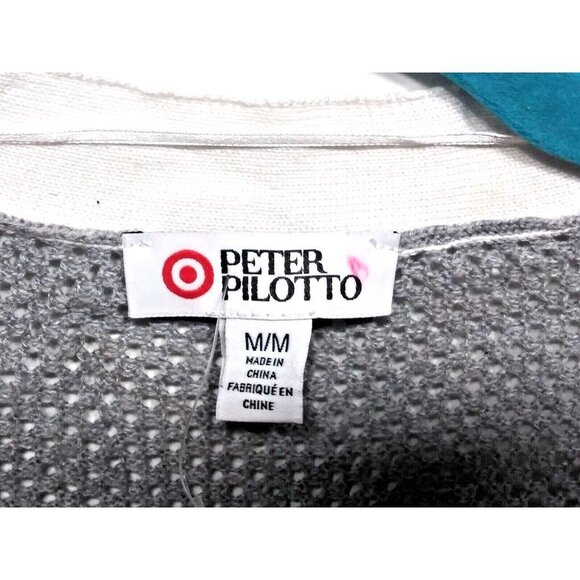 Peter Pilotto Women Cardigan Sweater M Colorblock Multicolor Cotton Blend button - Picture 6 of 8